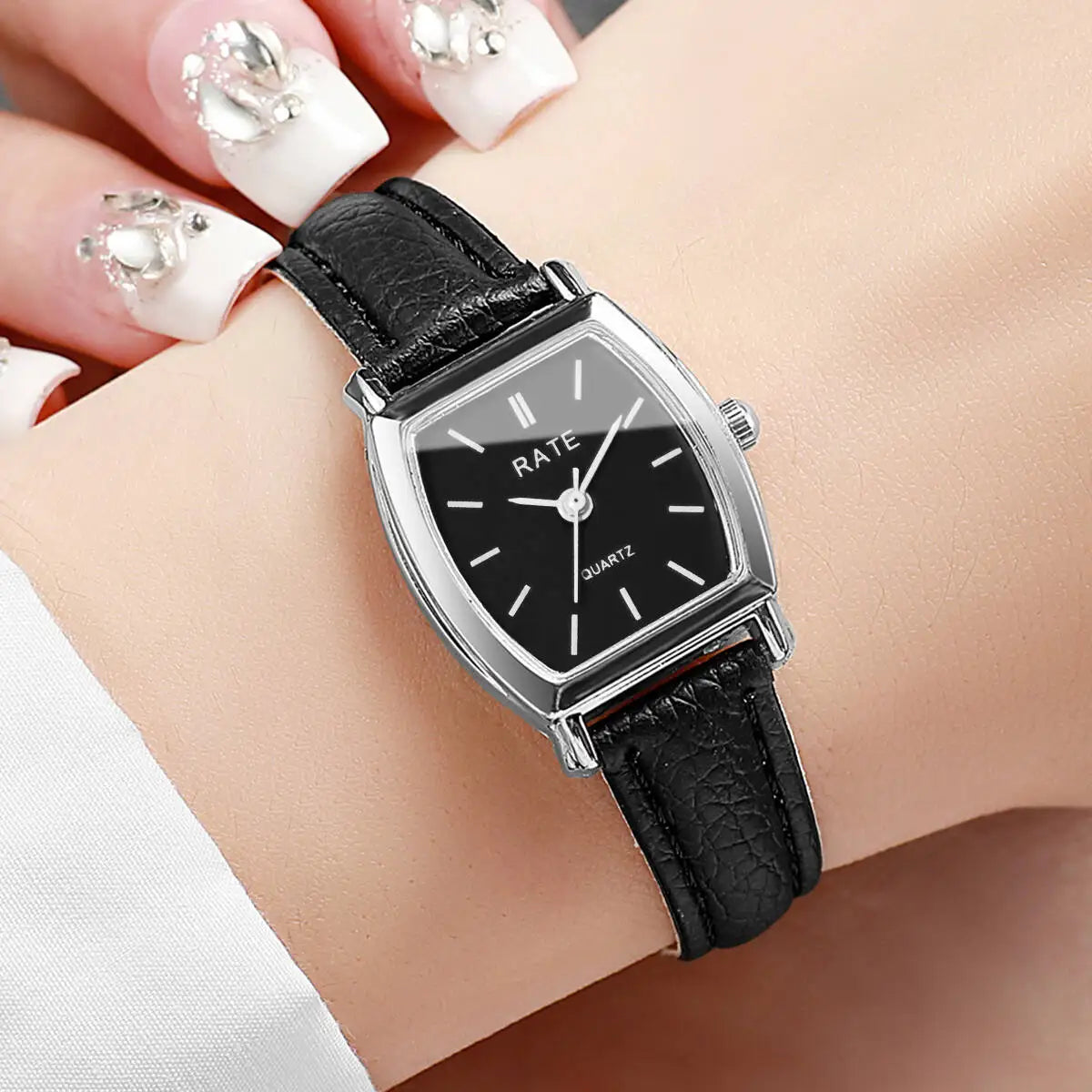 Fashion Women Watches Casual Small Dial Leather Strap Womens Quartz Watch Reloj Mujer Girls Clock(Without Box)