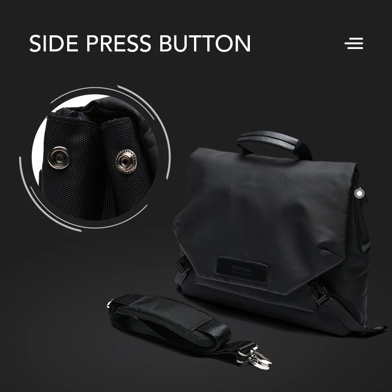 2024 Men's Messenger Crossbody Shoulder Bags Men Small Sling Pack For Work Business Waterproof Oxford Packs Satchel Purse