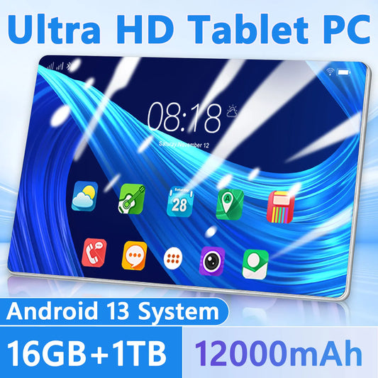 10.36 Inch 16GB RAM 1TB ROM Tablet Android 13.0 5G Brand Tablet 16MP 32MP 12000mAh 10Core WIFI Bluetooth Network