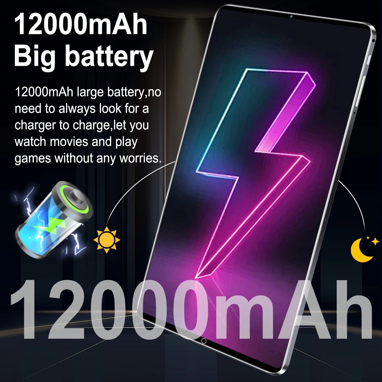 10.36 Inch 16GB RAM 1TB ROM Tablet Android 13.0 5G Brand Tablet 16MP 32MP 12000mAh 10Core WIFI Bluetooth Network
