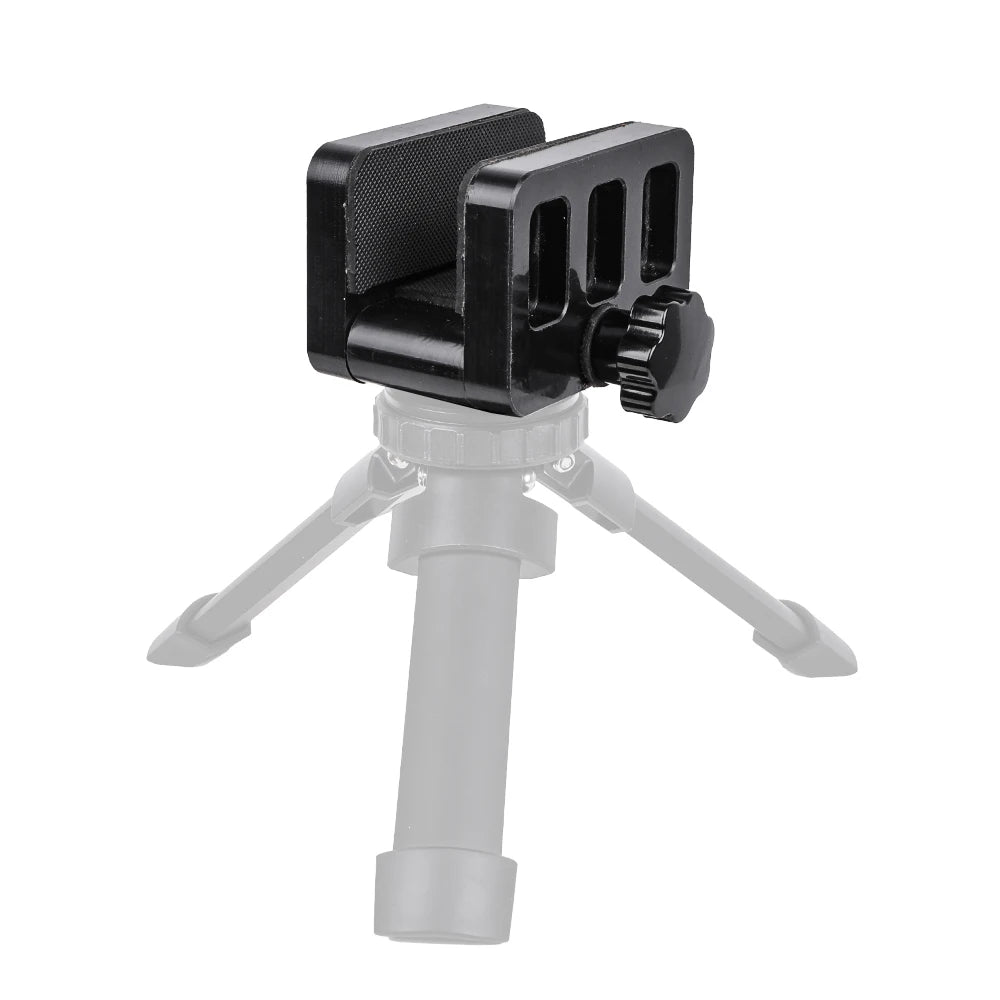 Hunting Shooting Tripod Stick Head Clamp 65mm Wide Bipod Clamp Stand Display Cradle Holder Gun Rifle Clamp Shooting Rest Saddle