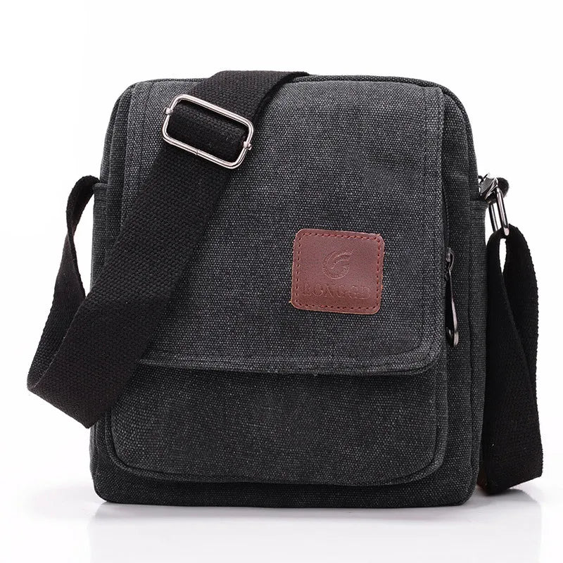 Tactical Military Canvas Bag Mens Bags Outdoor Vintage Small Bag Crossbody Sling Army Bags Hiking Sport Fashion Shoulder Bag
