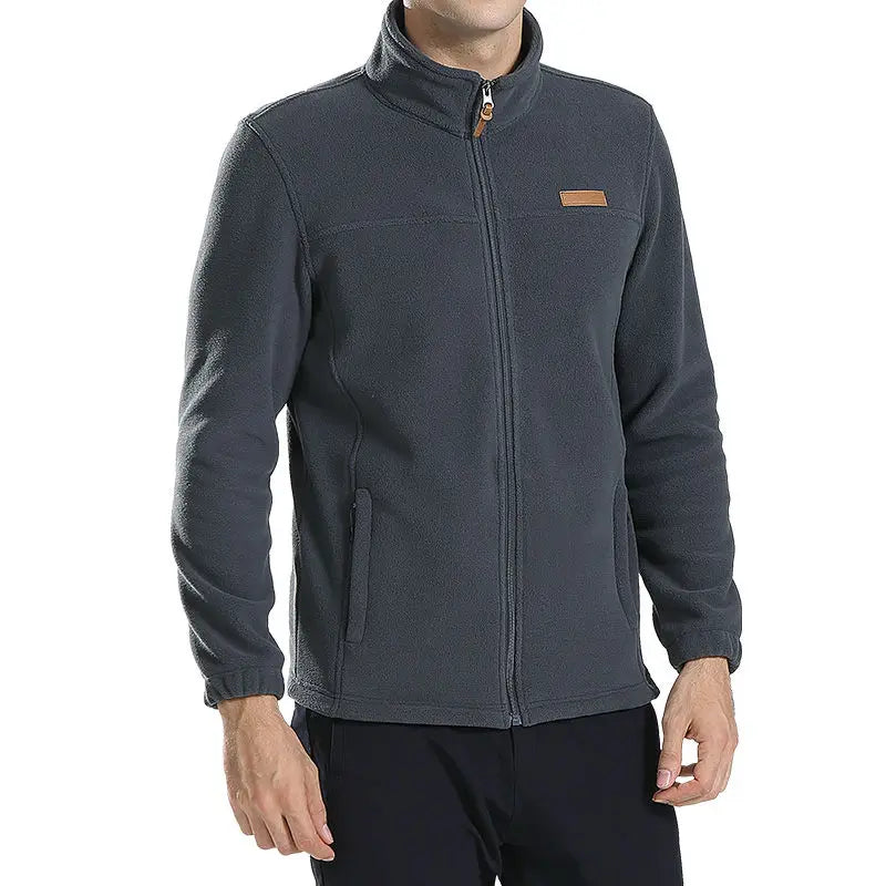 Men's clothing Coat Men Thicken Warm Army Fleece Jacket Patchwork Multi Pockets Polartec Men's Jacket and Coats windbreaker men