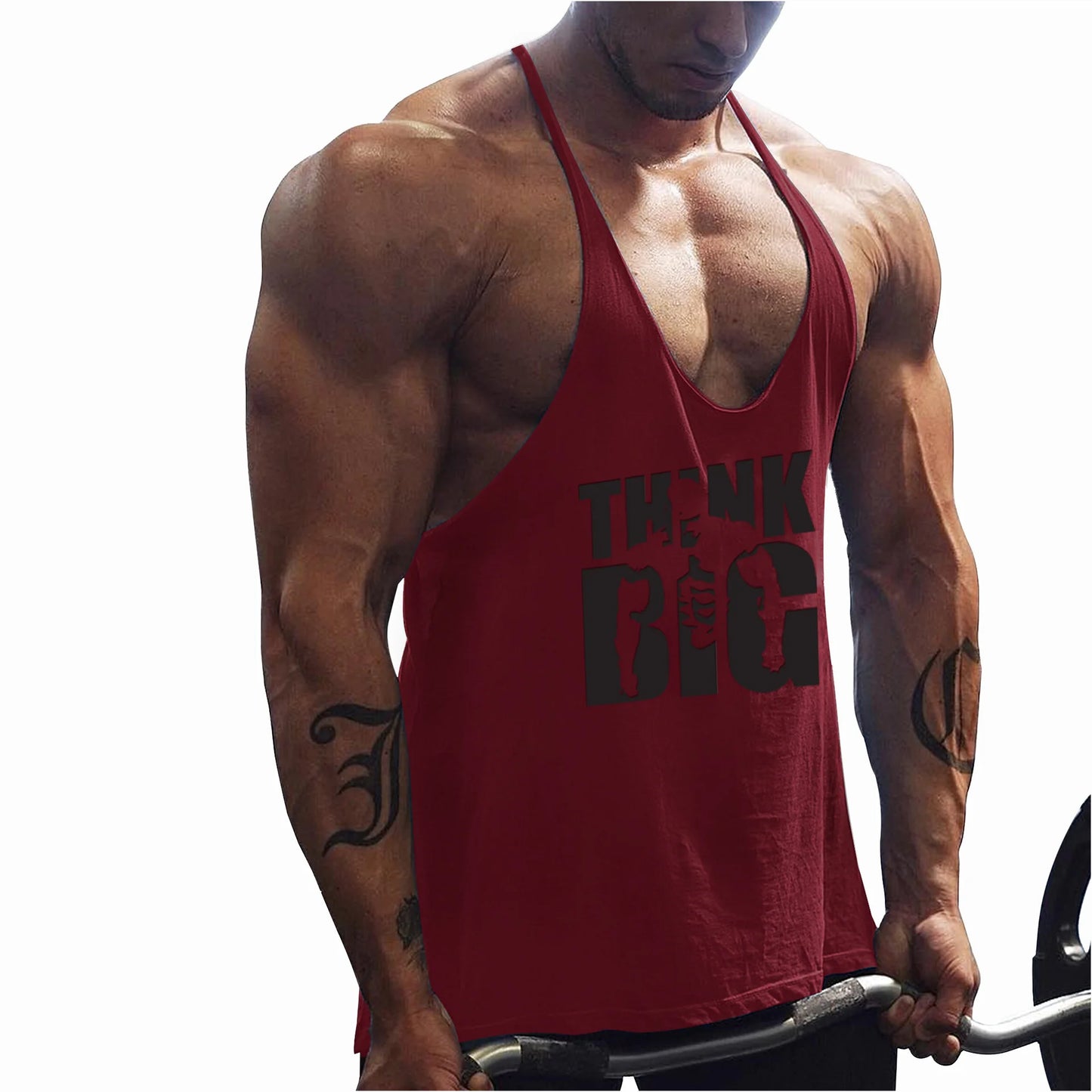 Summer brand Fitness Vest Top Men's Fitness 2021 Gym Apparel Fitness Men's Shirt Slim-fit vest 100% cotton vest Muscle top