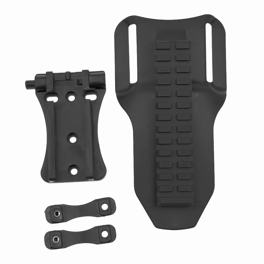 Tactical Belt Paddle Hunting Gun Holster Paddle Pistol Holster Platform Belt Waist Paddle Adapter with 13-speed Adjustment