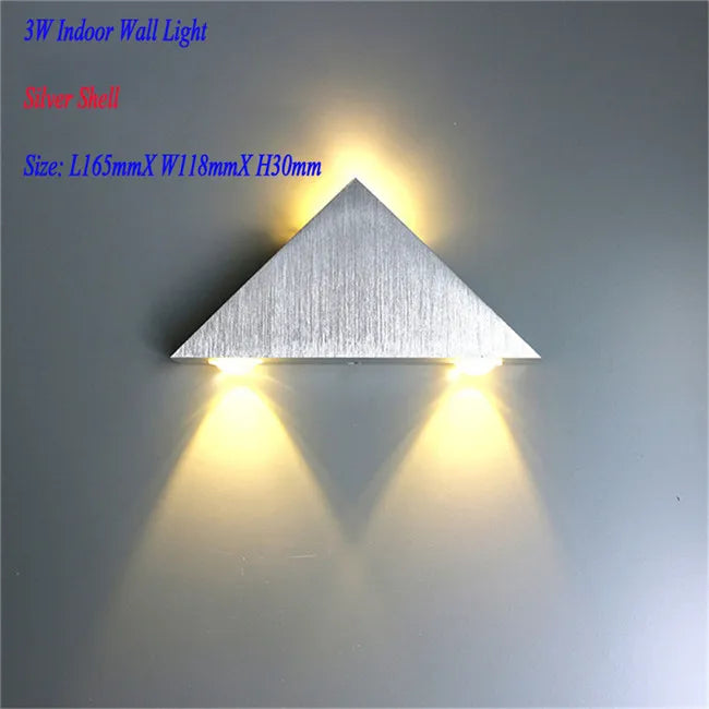 LED Indoor Lighting Wall Lamp Modern Home Lighting Decoration Sconce Aluminum Lamp AC 85-265V For Bath Corridor