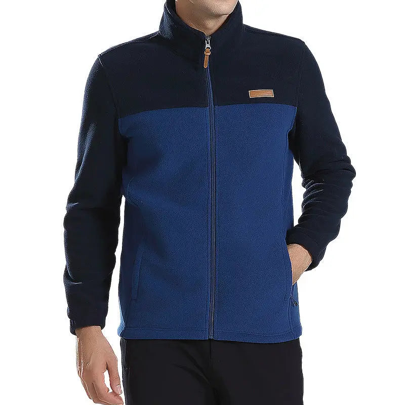 Men's clothing Coat Men Thicken Warm Army Fleece Jacket Patchwork Multi Pockets Polartec Men's Jacket and Coats windbreaker men