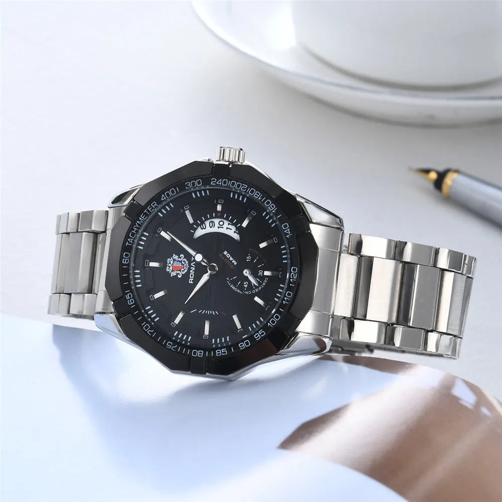Men's Watches 2021 Top Luxury Brand Fashion Quartz Men Watch Waterproof  Men Stainless Steel Wristwatch Relogio Masculino