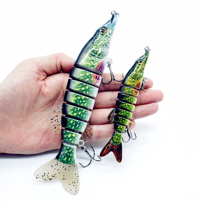 5inch/8inch Pike Fishing Lure Swimbait Life-like Fish Catfish Culter Fish Sea Bass Muskie Bait Hunting Outdoor Sports Product