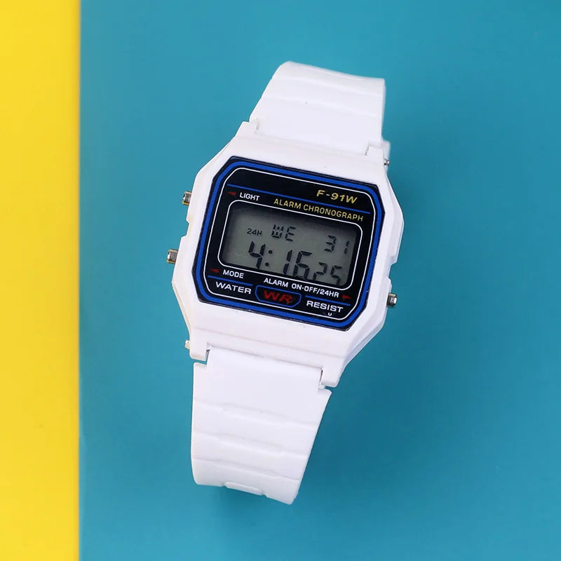 New Electronic Watches for Women Men Rose Gold Rubber Strap LED Digital Wristwatch Ladies Sport Clock Relogio Feminino