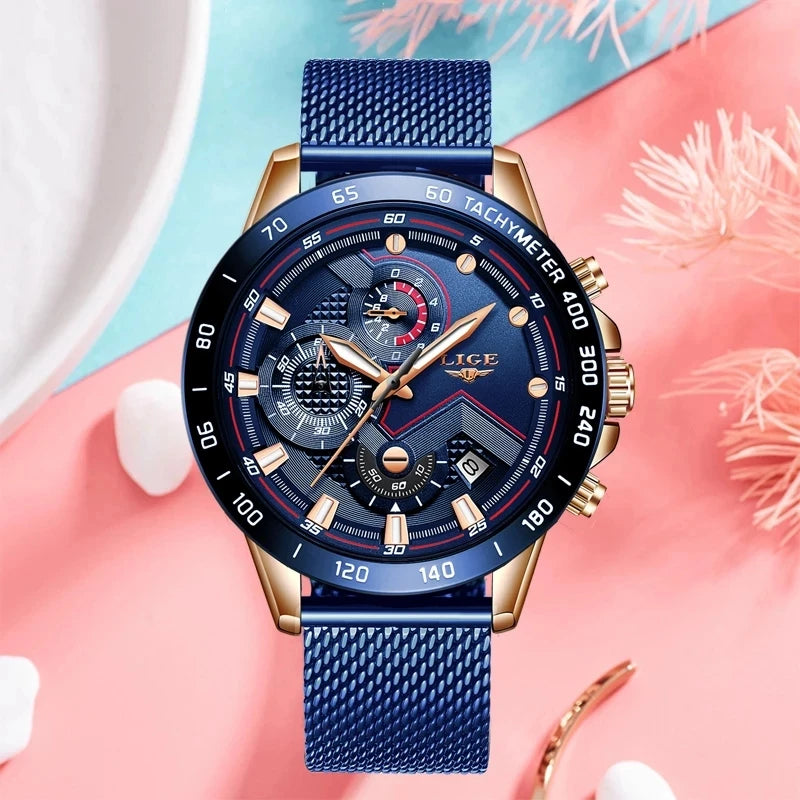 LIGE Luxury Fashion Women‘s Watches Waterproof Casual Quartz Ladies Watch for Women Dress Ladies Wristwatches Relogios Feminino