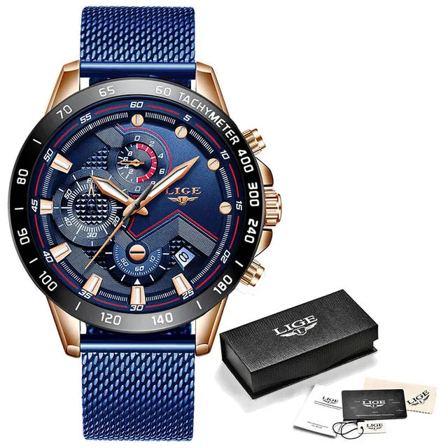 LIGE Luxury Fashion Women‘s Watches Waterproof Casual Quartz Ladies Watch for Women Dress Ladies Wristwatches Relogios Feminino