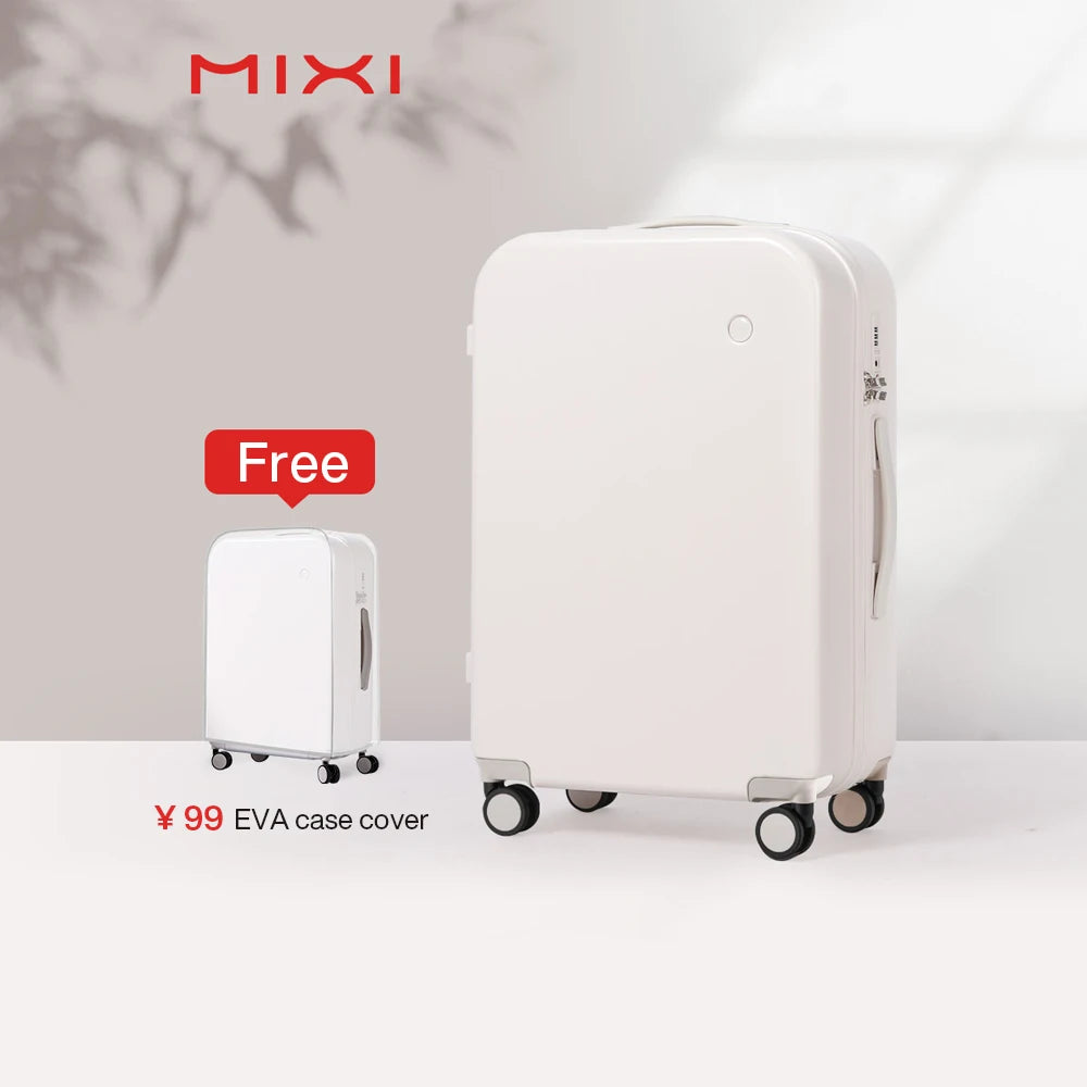 Mixi Puristic Design Travel Luggage Rolling Wheel Hardside Women Suitcase Men Trolley Case 16 20 Carry On/Big 22 24 26 28 Inch