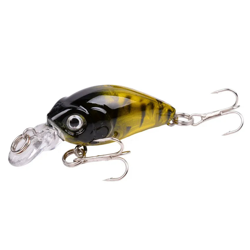 45mm 3.5g Crankbait Fishing Lure Artificial Hard CrankBait Bass Fishing wobbler Japan Topwater Minnow Fish Lures