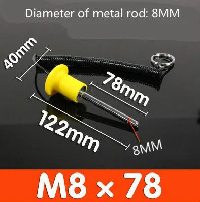 Fitness Equipment Accessories, Belt Line Magnetic Bolt, Counterweight Block, Thumb Latch, Pull Out Pin, Strength Training Screw