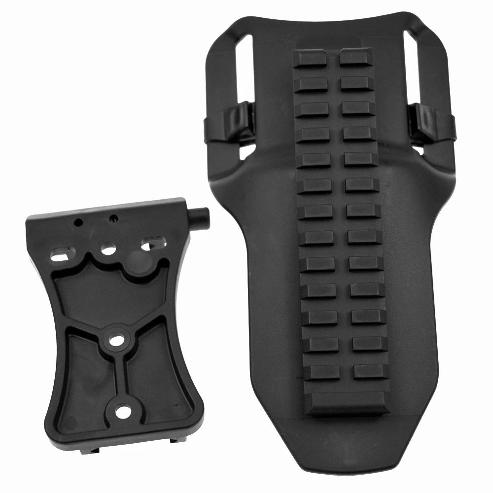 Tactical Belt Paddle Hunting Gun Holster Paddle Pistol Holster Platform Belt Waist Paddle Adapter with 13-speed Adjustment