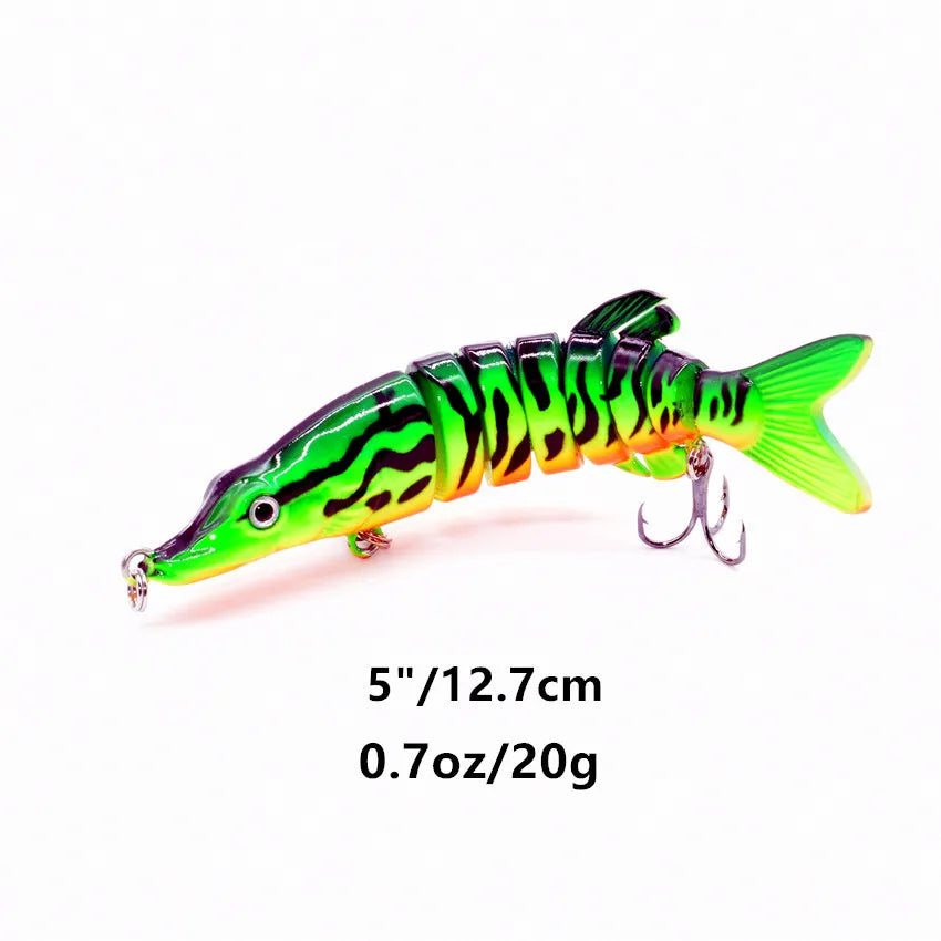 5inch/8inch Pike Fishing Lure Swimbait Life-like Fish Catfish Culter Fish Sea Bass Muskie Bait Hunting Outdoor Sports Product