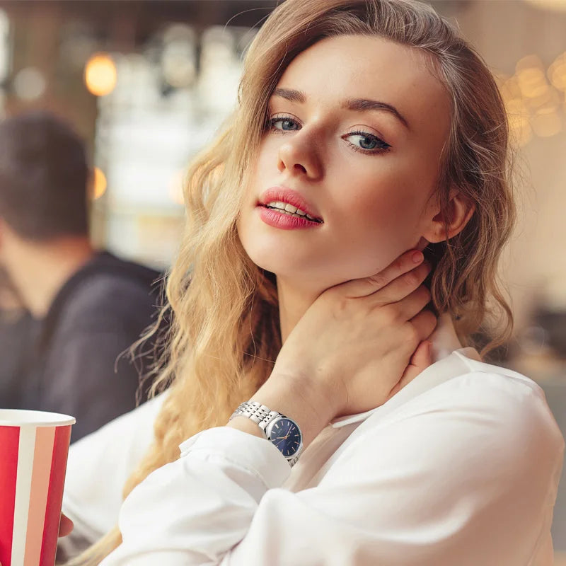 Luxury Women's Watches Top Brand CARNIVAL 2020 MIYOTA Automatic Watch Women Sapphire Calendar Waterproof Full Steel Montre femme