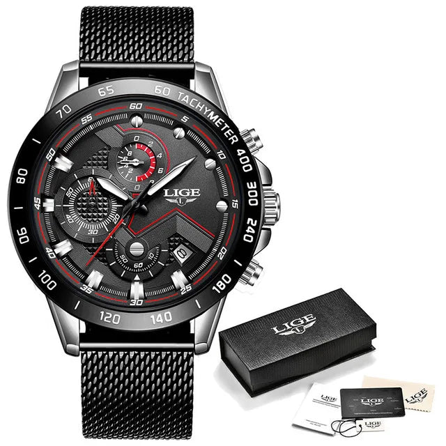 LIGE Luxury Fashion Women‘s Watches Waterproof Casual Quartz Ladies Watch for Women Dress Ladies Wristwatches Relogios Feminino