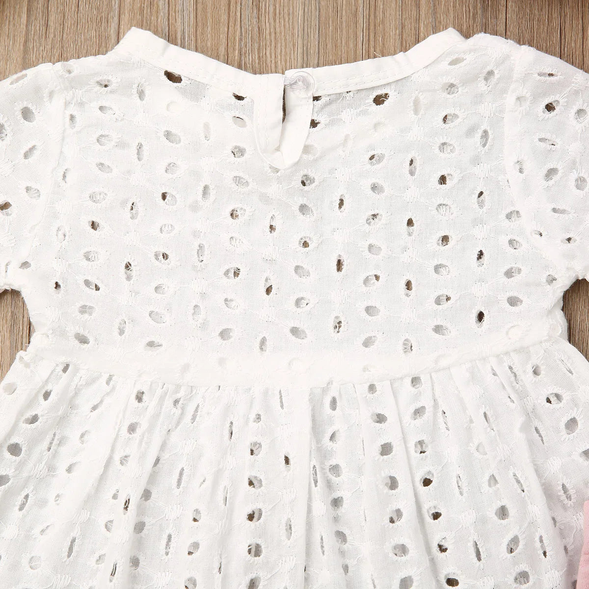 0-24M Newborn Kid Baby Girl Clothes Lace Top T-Shirt Pants Short Sleeve Bowknot Pants Headband 3pcs Outfit Set Toddler Clothing