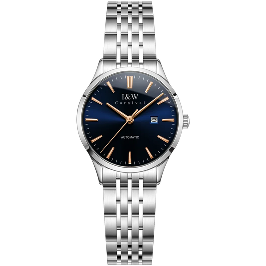 Luxury Women's Watches Top Brand CARNIVAL 2020 MIYOTA Automatic Watch Women Sapphire Calendar Waterproof Full Steel Montre femme