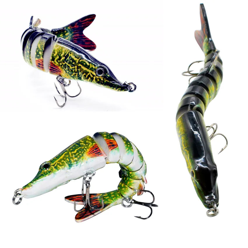 5inch/8inch Pike Fishing Lure Swimbait Life-like Fish Catfish Culter Fish Sea Bass Muskie Bait Hunting Outdoor Sports Product