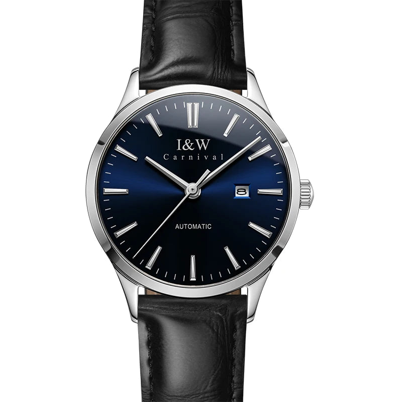 Luxury Women's Watches Top Brand CARNIVAL 2020 MIYOTA Automatic Watch Women Sapphire Calendar Waterproof Full Steel Montre femme