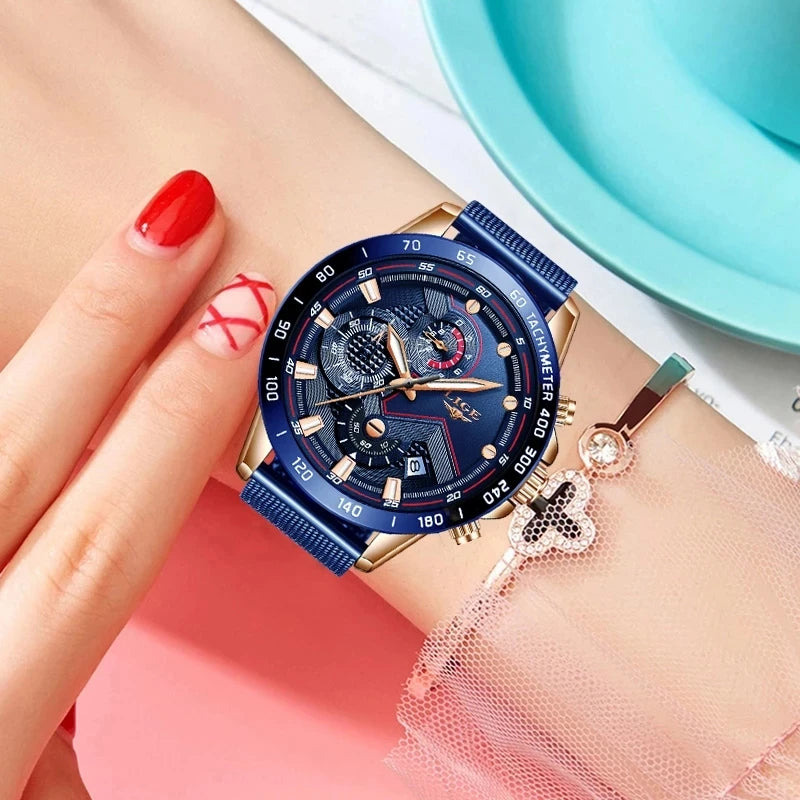 LIGE Luxury Fashion Women‘s Watches Waterproof Casual Quartz Ladies Watch for Women Dress Ladies Wristwatches Relogios Feminino