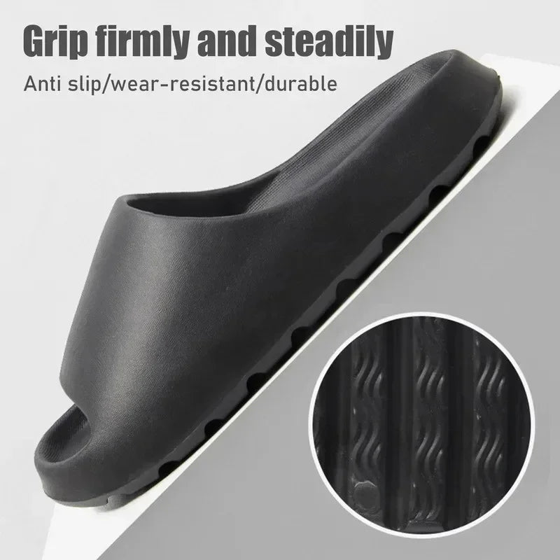 Coconut Slippers Cloud Thick-soled Sandals Summer Fashion Soft Bottom Beach Men Slippers Women's Sandals EVA Slides