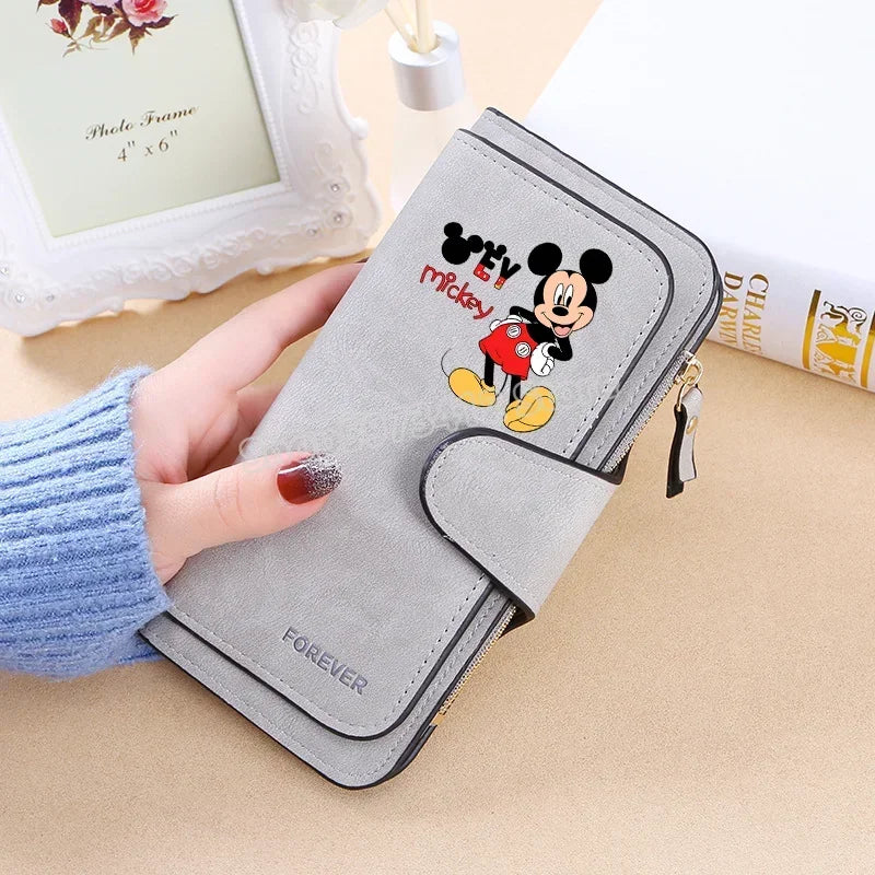Mickey Minnie Wallet Women Wallets Card Wallet Coin Wallet Womens Bags for Women Purse ID Wallets Female Coin Purse Girls Gift
