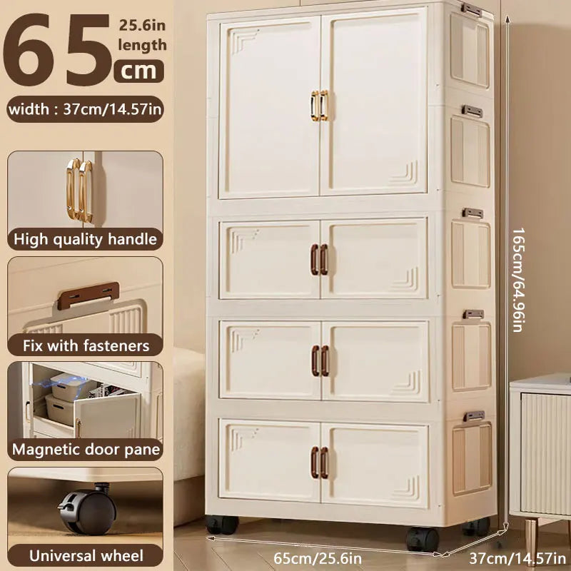 Multi-specification Large Capacity Wardrobe Foldable Easy Install Clothes Storage Cabinet  Organizer for Home