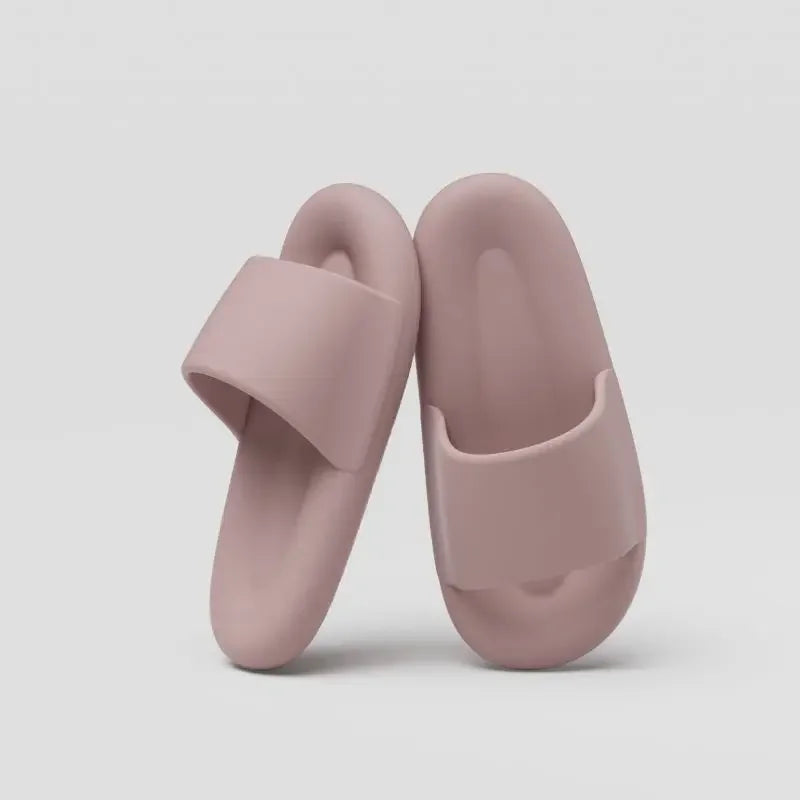 Men's Women's Soft Sole Pillow Slippers Lightweight Open Toe Non Slip EVA Sandals Indoor Outdoor Quick Drying Bathroom Shoes