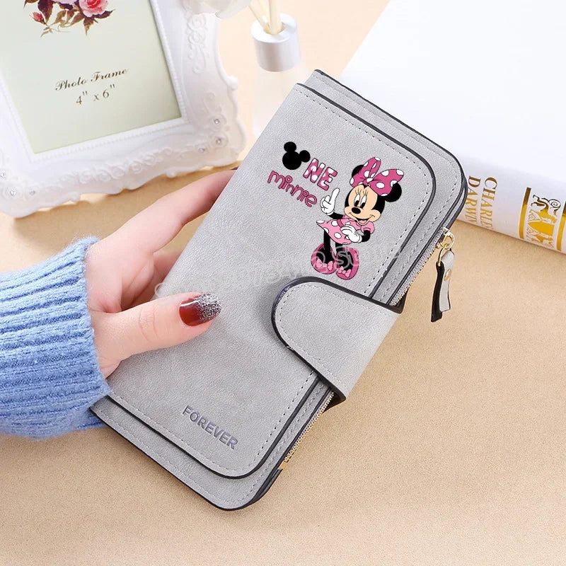 Mickey Minnie Wallet Women Wallets Card Wallet Coin Wallet Womens Bags for Women Purse ID Wallets Female Coin Purse Girls Gift