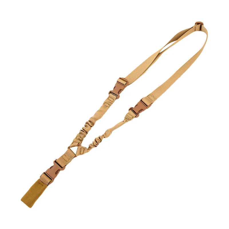 Shot Gun Belt Hunting Accessories Molle Gear Molle Single Point Gun Sling Shoulder Strap Rifle Rope Belt with Metal Buckle