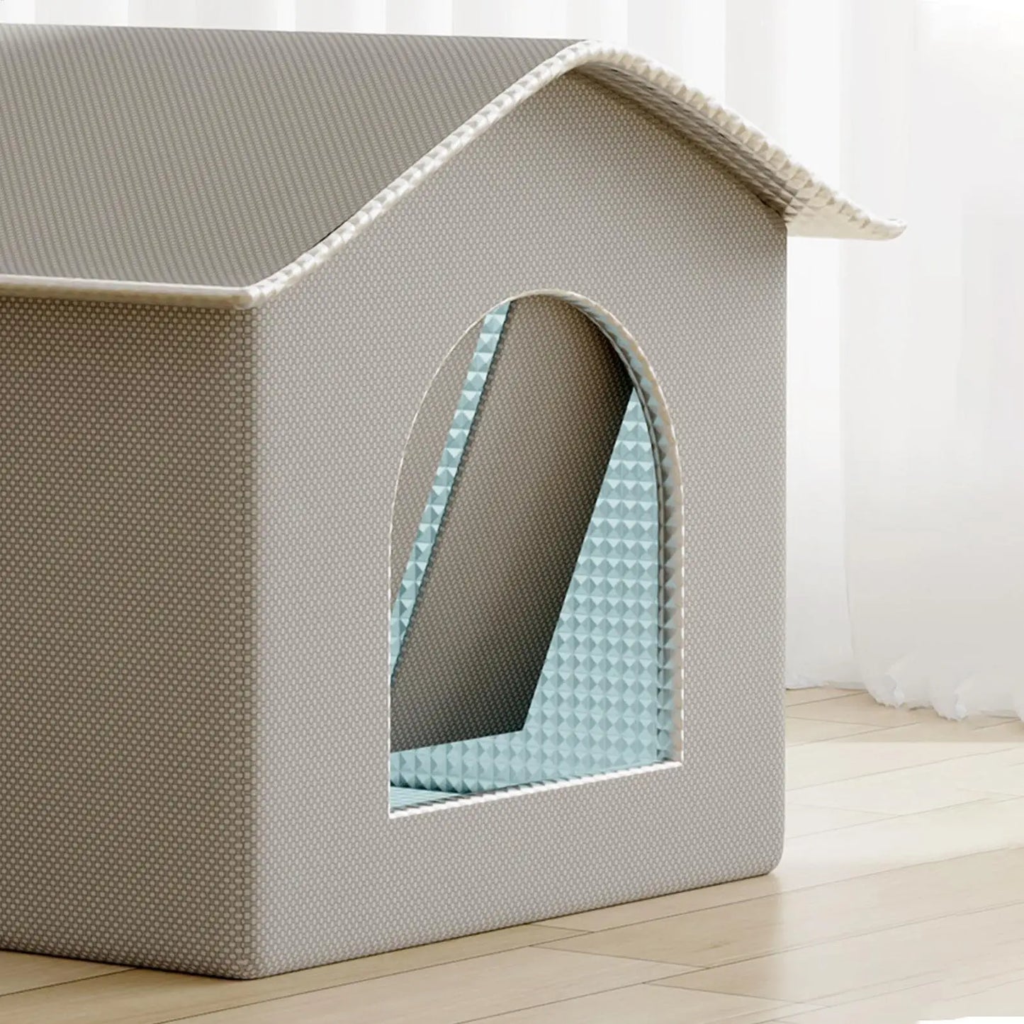 Cat House Sturdy Cooling Outdoor Weatherproof Insulated For Outdoor Indoor Cats House For Summer Shelter For Stray Barn
