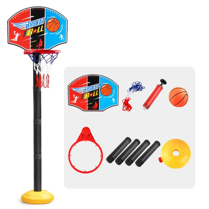 Toddler Adjustable Basketball Hoop 52-115CM Stand Rack for Kids Baby Outdoor Indoor Ball Sport Backboard Rim Shoot Children Toy