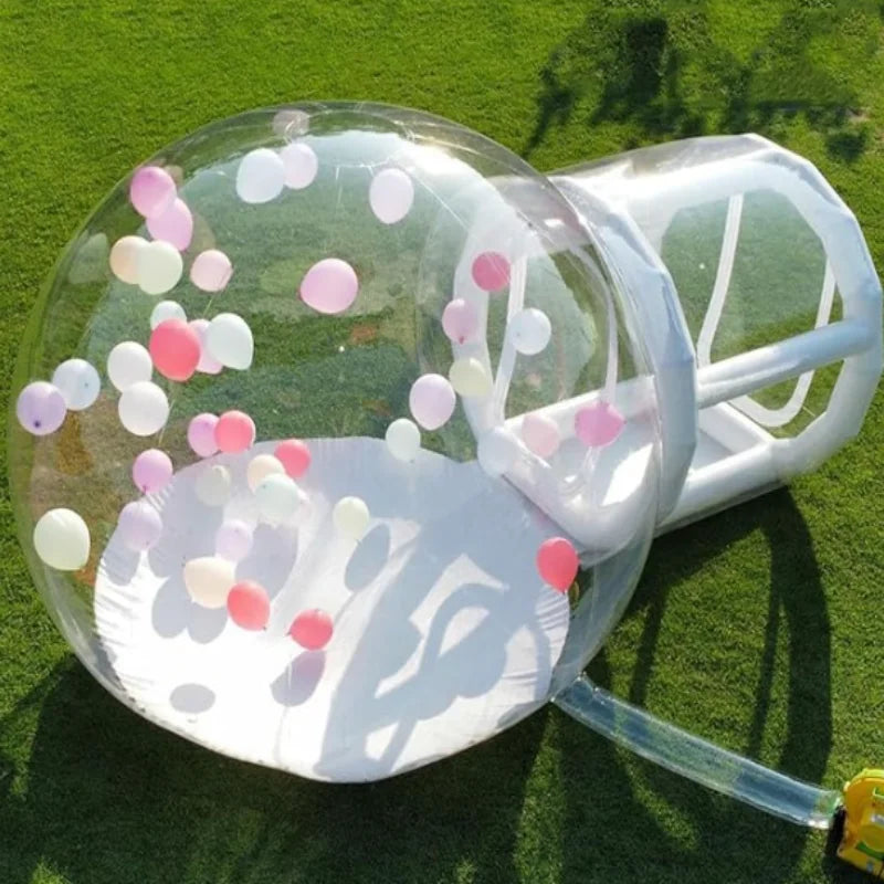 2.5/3M Balloon Inflatable Bubble House, Outdoor Transparent Dome PVC Material Bubble Tent House with Blower, Free Shipping