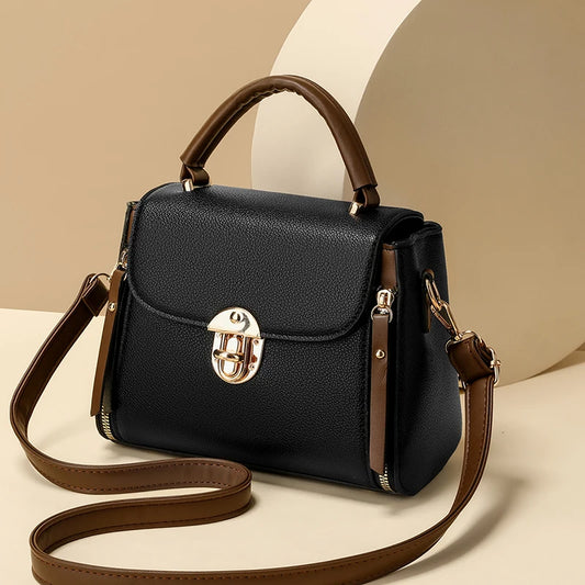 High-End Bags for Women, Fashionable Hand-Held Lock Buckle Women's Bags, Small Square Bags, Fashionable and Versatile Single Shoulder Crossbody Bags, Evening Bags, Convenient Travel Bags, Mobile Phone Bags