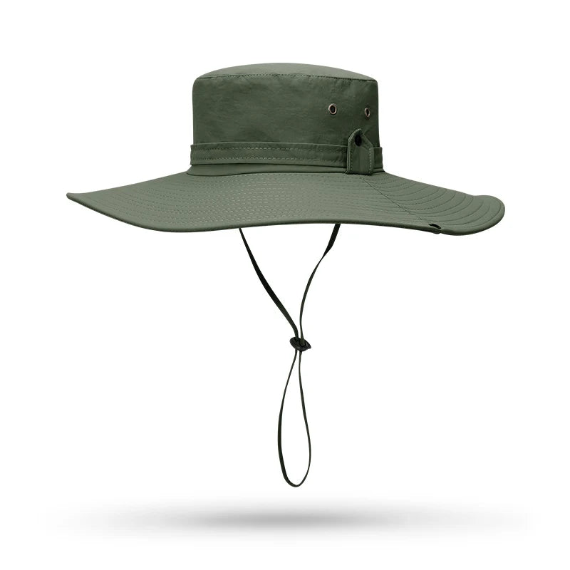 Adjustable Outdoor Fishing Hat Sunscreen Protection Breathable Sunshade Foldable Men Women Hiking Camping Casual Fishing Cap