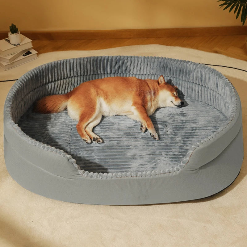 BOOTEELY All Seasons Large Dog Golden Retriever Bed Large Summer Corgi Sleeping Mat House Dog Mat