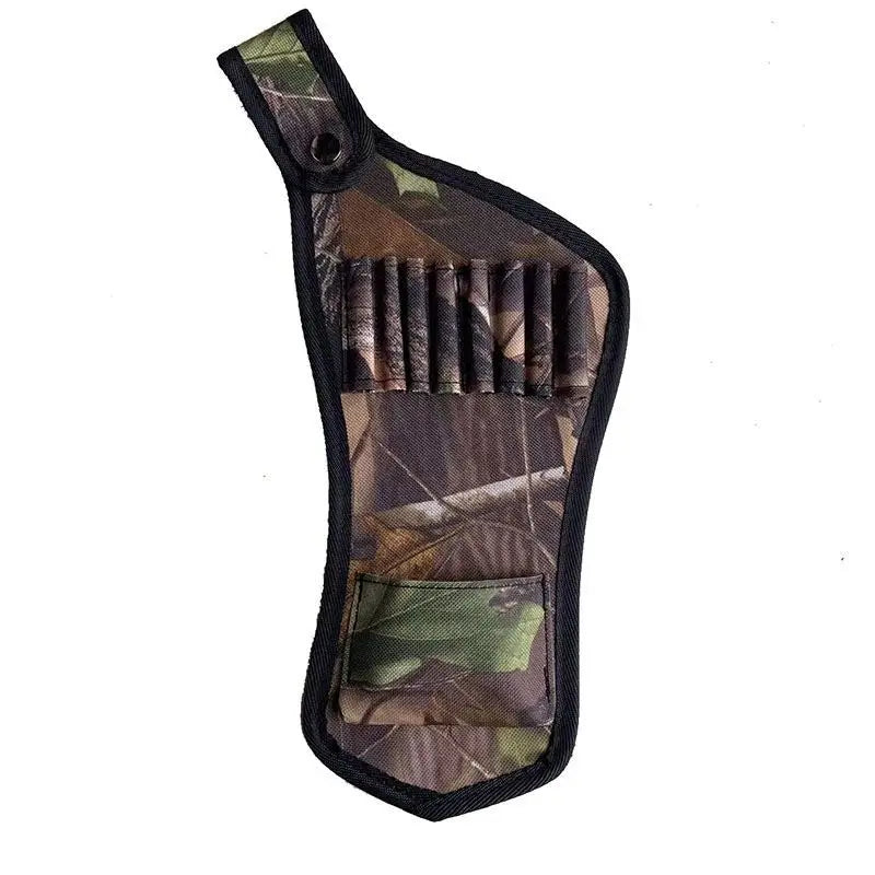 Archery Quiver Holding 20 Arrows Leather Waist Hanged Holder Hunting Arrows Bag Field Practice Reflex Bow Accessories Equipment