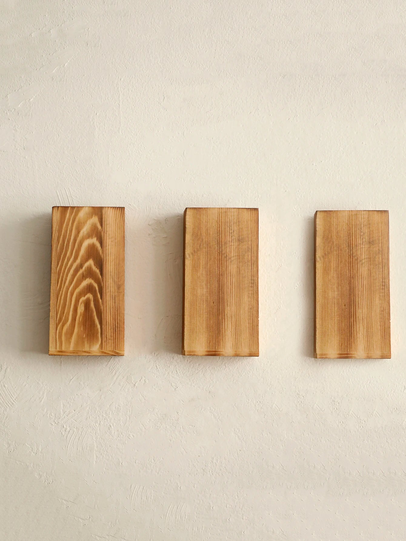 Rustic Wooden Wall Mounted Vases Farmhouse Style Decorative Wall Hanging Flower Holders for Succulents Artificial Plants Vases