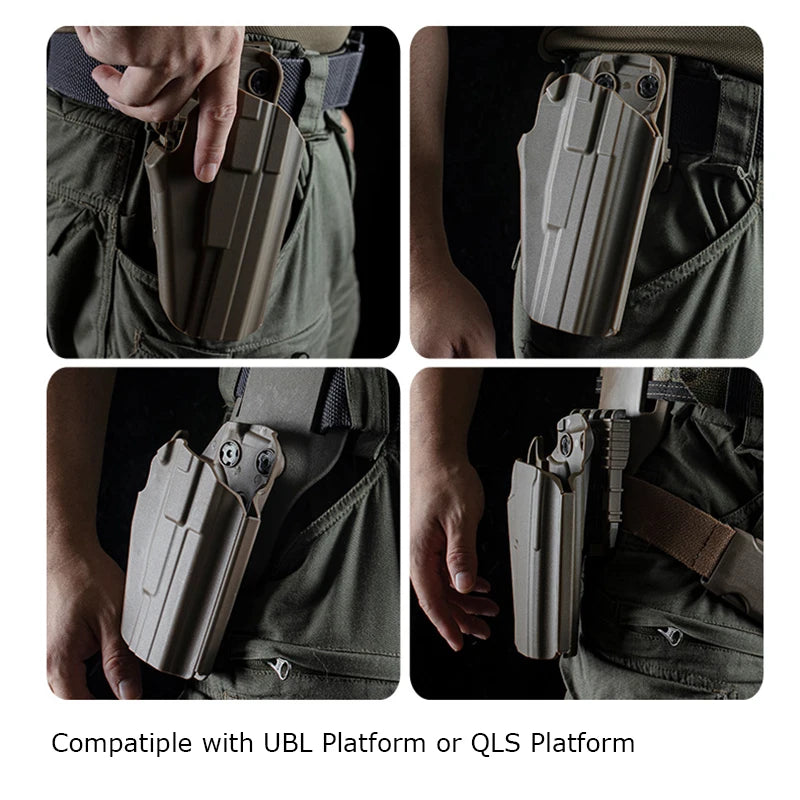 Tactical Hunting Left Right Hand Holster for GL 17 20 21 22 31/H&K VP40 45/S&W M&P 22 45 9mm/SIGP225/Taurus PT24 PT809 PT840