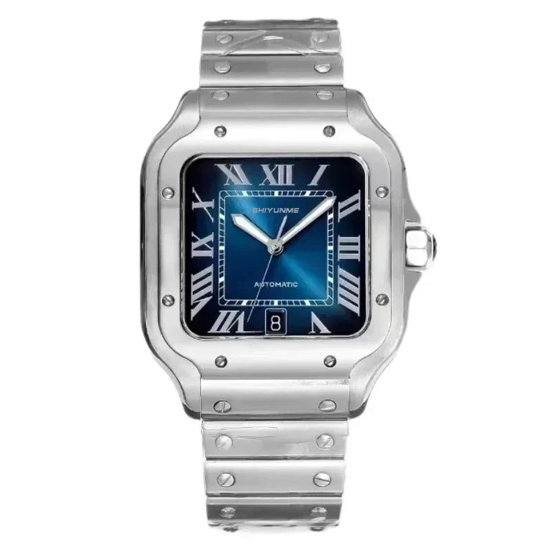 42mm Santos Collection Men's Noble Fashion Exquisite Watch Couple Type Stainless Steel Automatic Watch