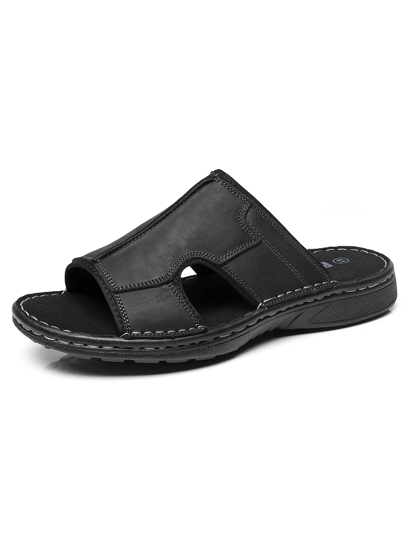 First-Layer Cowhide Men's Sports Sandals, Open-Toe Outdoor 防滑 Sandals, Casual Men's Shoes, Outdoor Fashion Beach Shoes, Li