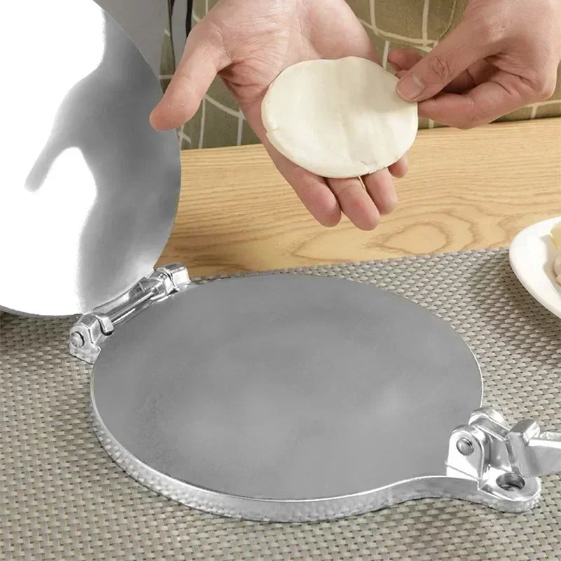 Aluminum Alloy Tortilla Press Maker Mexican Pie Press DIY Baking Manual Pizza Pie Making Tortilla Dough Pancake Pressing Tool