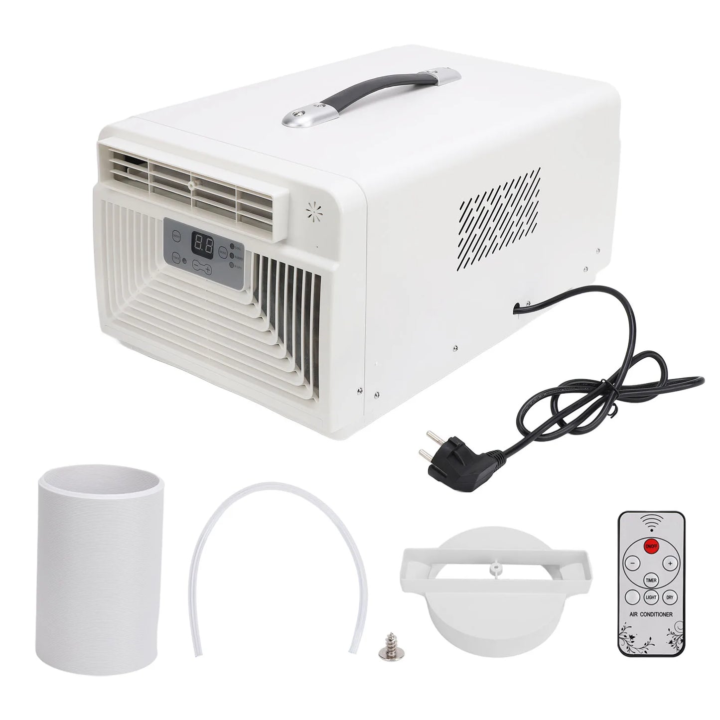 Portable Air Conditioner Rapid Cooling Mini AC Unit Air Conditioning Fan for Dorm Kitchen Study Room Rent Home Office Camping Pe