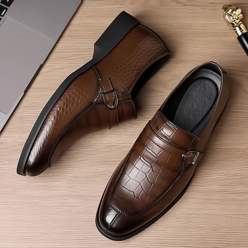 New Arrival Mens Leather Oxford Shoes Handmade Man Formal Dress Footwear Outdoor Casual Male Walking Shoes Simple Business Shoes