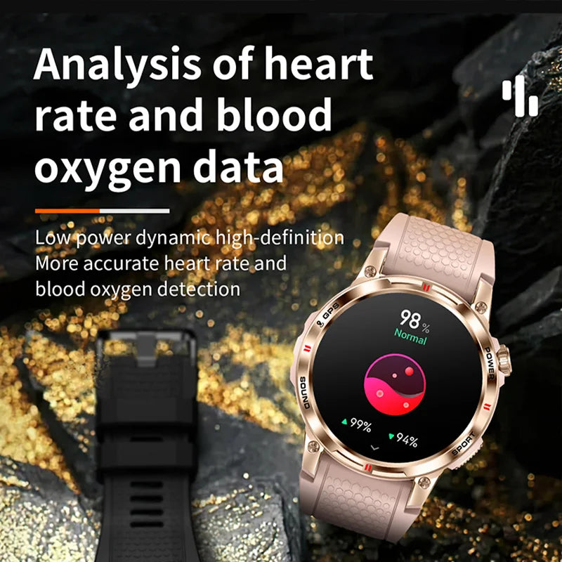 Xiaomi Mijia GPS Compass Outdoor Sport Smart Watch Men Voice Assistant Bluetooth Call Heart Rate Monitor Fitness Women's Watches