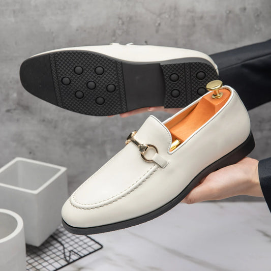 Stylish Trendy Mens Casual Shoes Handmade Summer Loafers Breathable Man Slip on Flats Soft Driving Footwear Business Moccasins